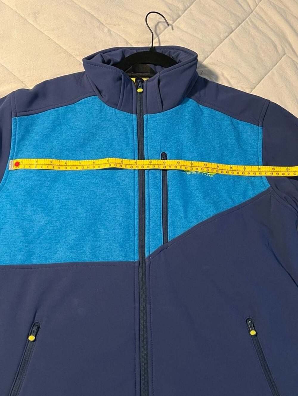Fly Racing Checkpoint Softshell Jacket Blue Navy Large - Picture 4 of 7